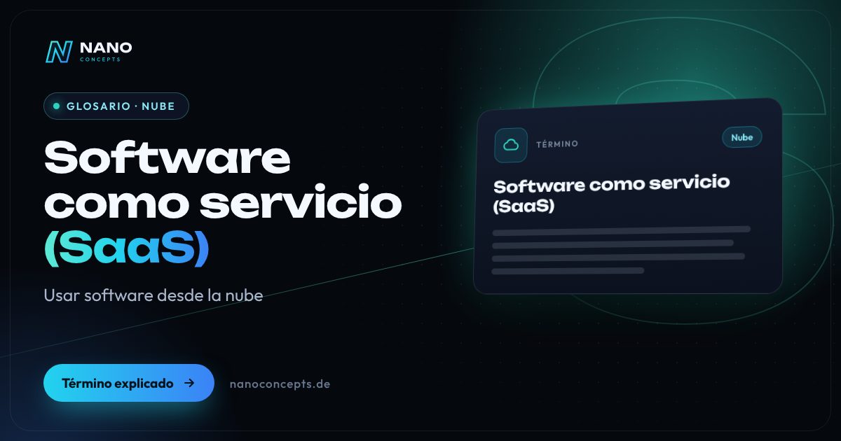 Imagen destacada: Software como servicio (SaaS)