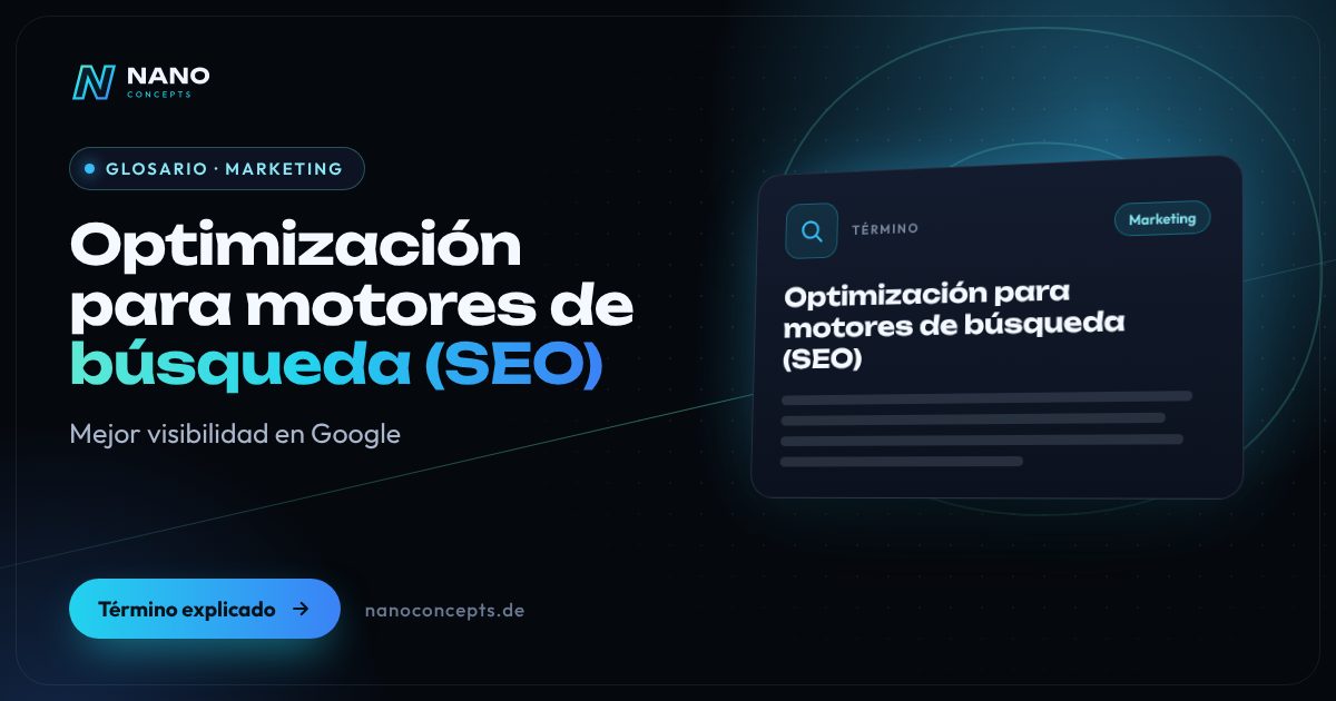 Imagen destacada: Optimización para motores de búsqueda (SEO)
