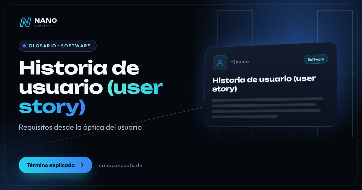 Imagen destacada: Historia de usuario (user story)