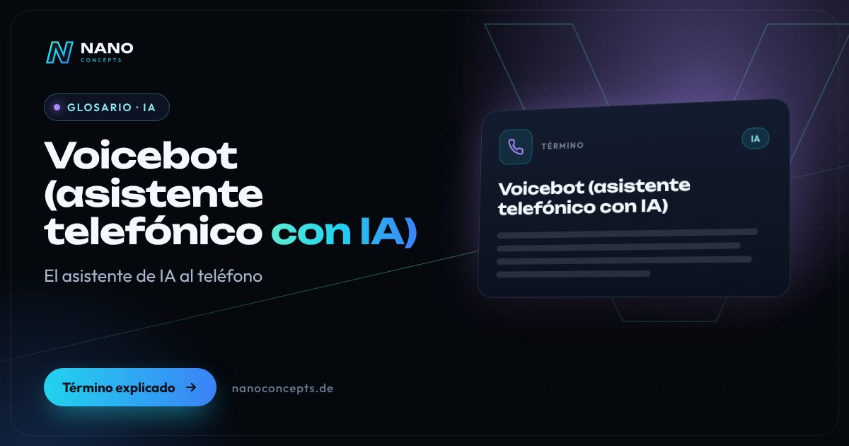 Imagen destacada: Voicebot (asistente telefónico con IA)