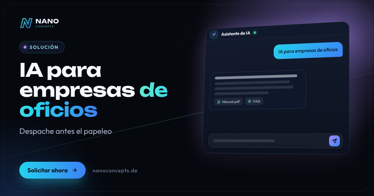 Imagen destacada: IA para empresas de oficios