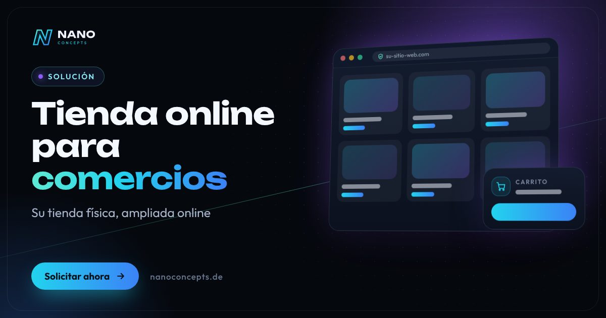 Imagen destacada: Tienda online para comercios minoristas