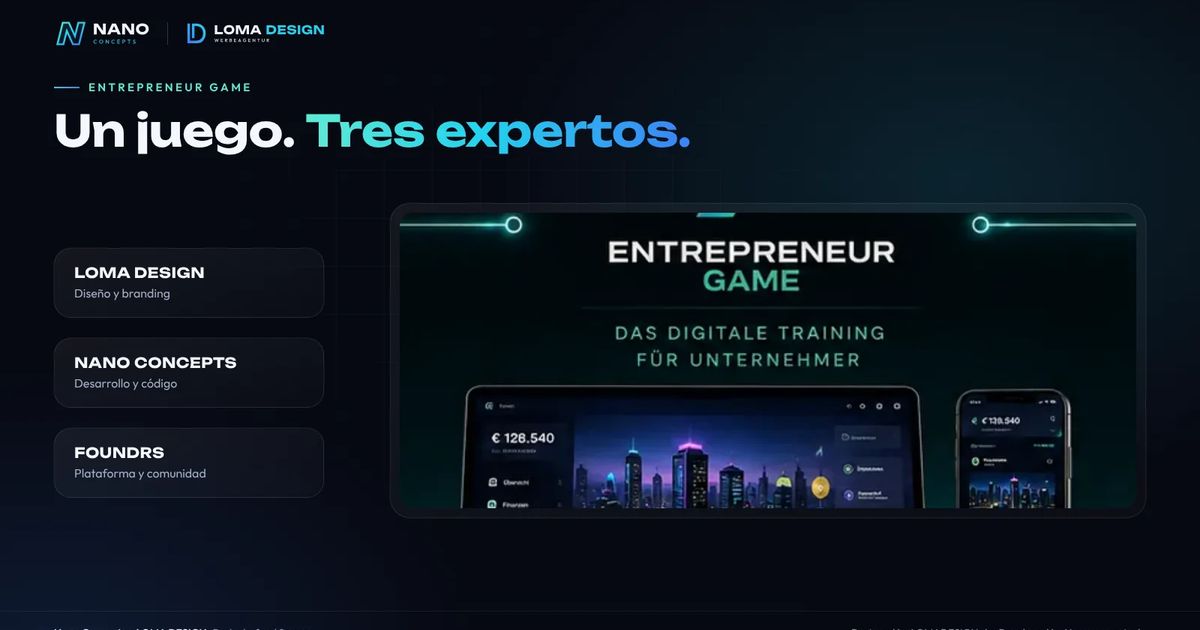 Imagen destacada: Entrepreneur Game