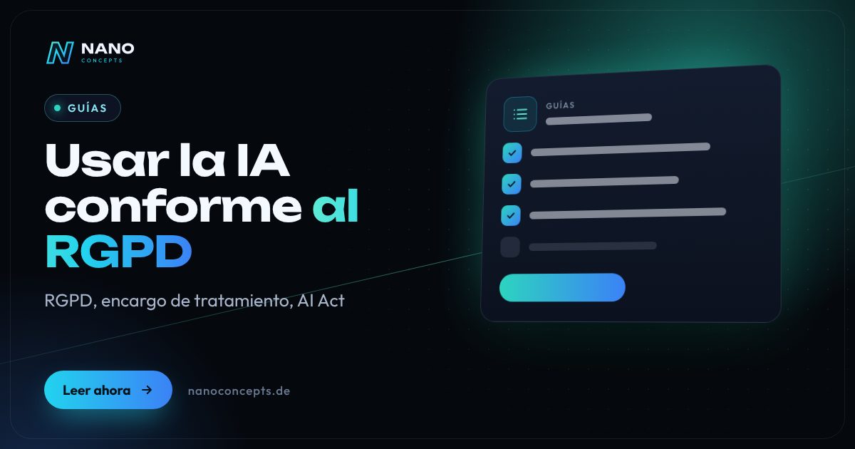 Imagen destacada: ¿Cómo usar la IA en la empresa cumpliendo con la protección de datos?