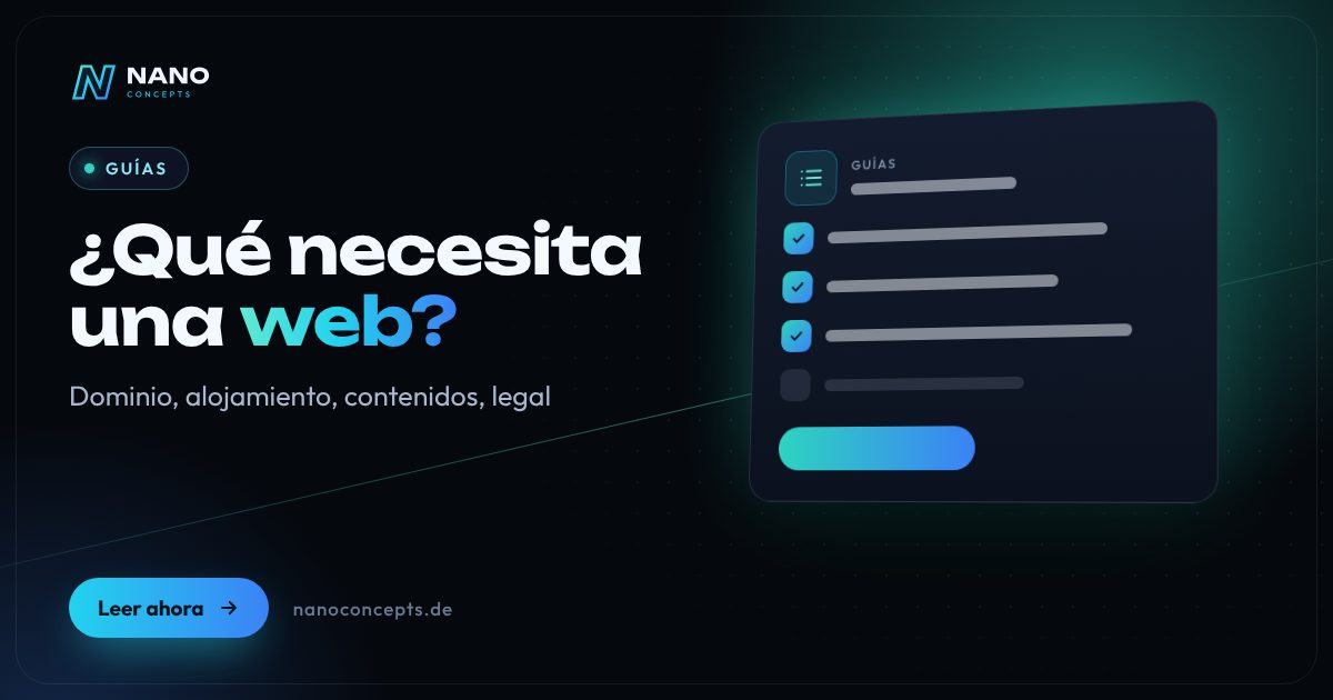 Imagen destacada: ¿Qué se necesita para tener una página web propia?