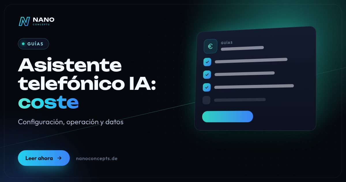 Imagen destacada: ¿Cuánto cuesta un asistente telefónico con IA y de qué depende el precio?