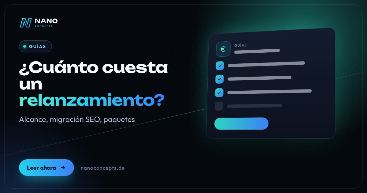 Imagen destacada: ¿Cuánto cuesta un relanzamiento web y de qué depende el precio?