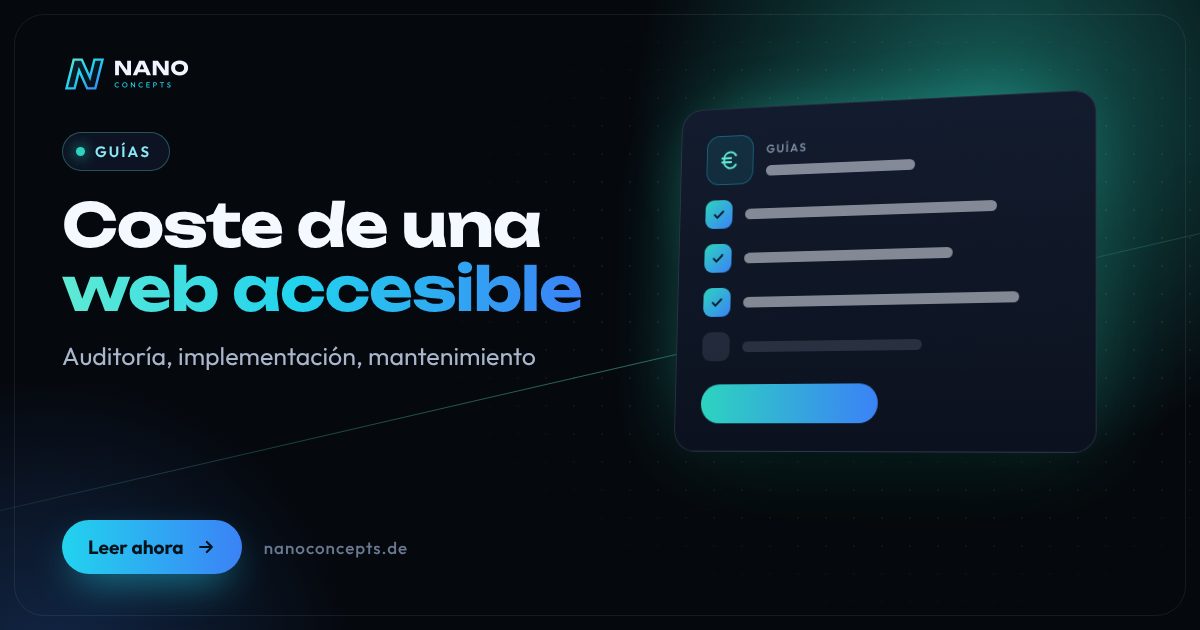 Imagen destacada: ¿Cuánto cuesta una página web accesible y de qué depende el precio?