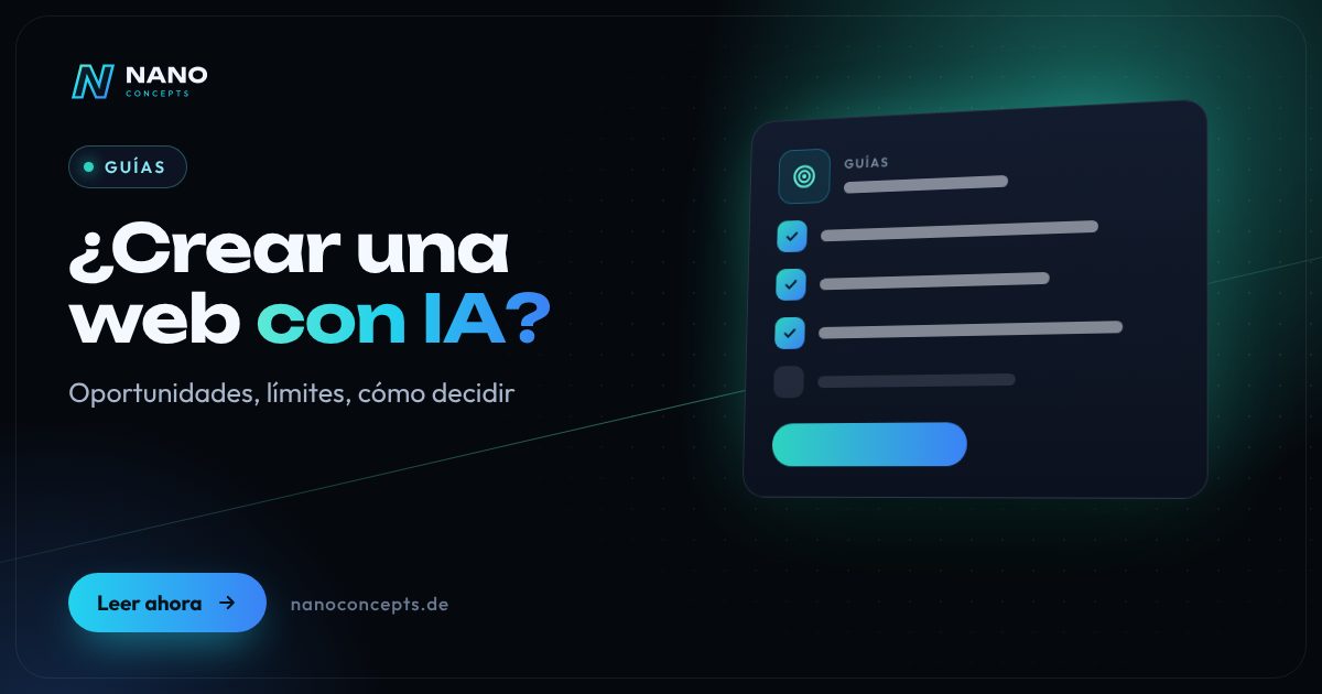 Imagen destacada: ¿Crear una página web con IA o encargarla a profesionales?