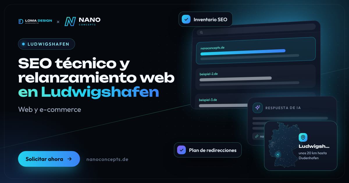 SEO técnico y relanzamiento web en Ludwigshafen am Rhein