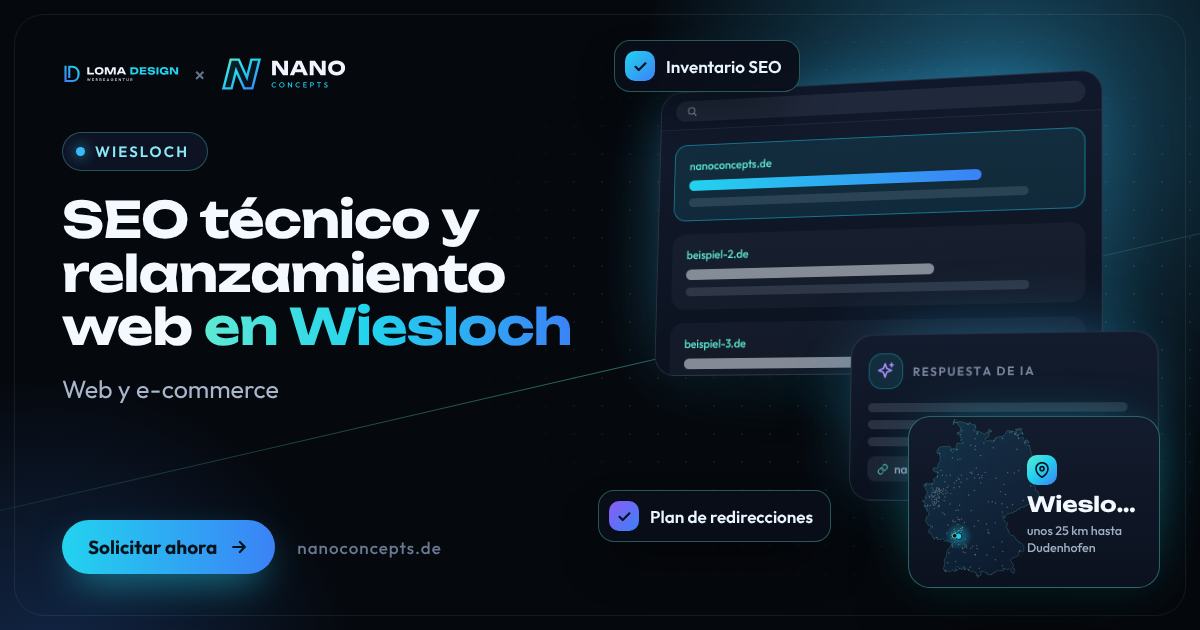 SEO técnico y relanzamiento web en Wiesloch