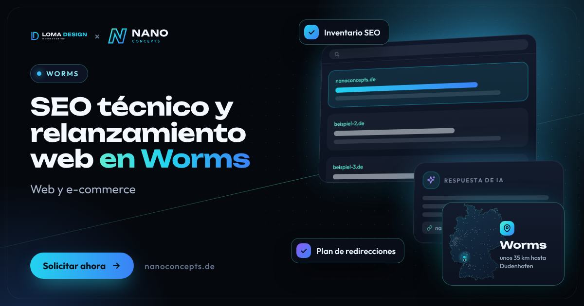 SEO técnico y relanzamiento web en Worms