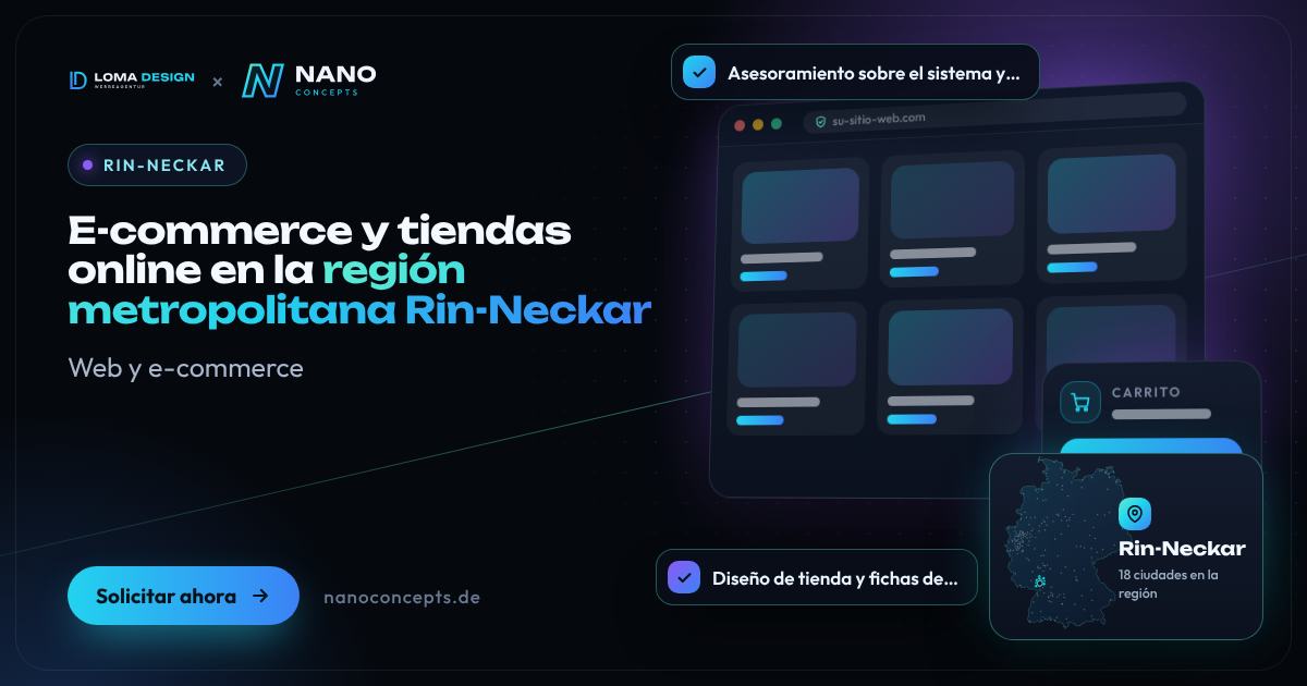 E-commerce y tiendas online en la región metropolitana Rin-Neckar