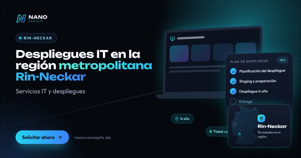 Despliegues IT en la región metropolitana Rin-Neckar
