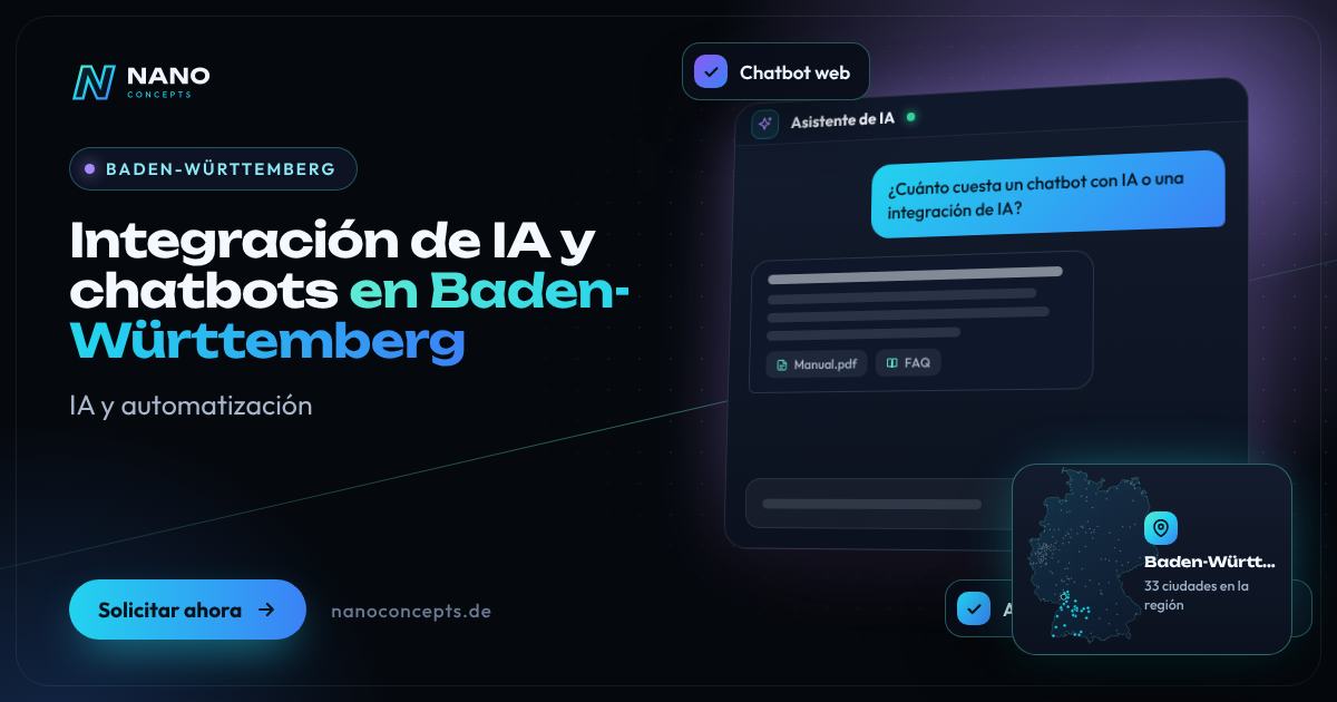 Integración de IA y chatbots en Baden-Württemberg