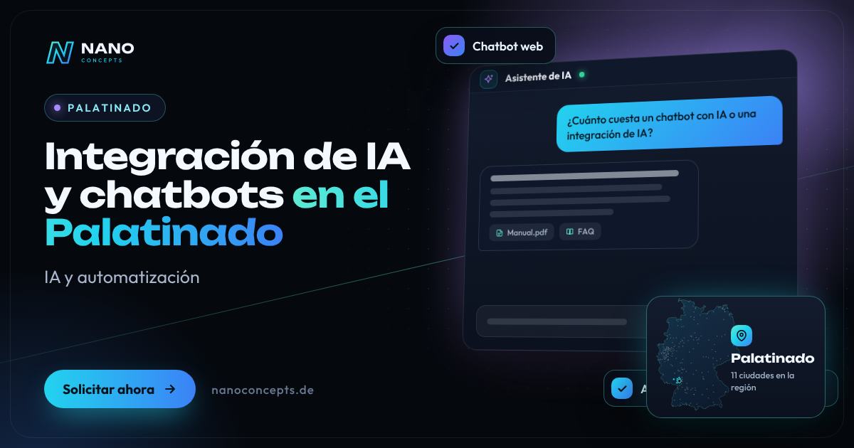 Integración de IA y chatbots en el Palatinado
