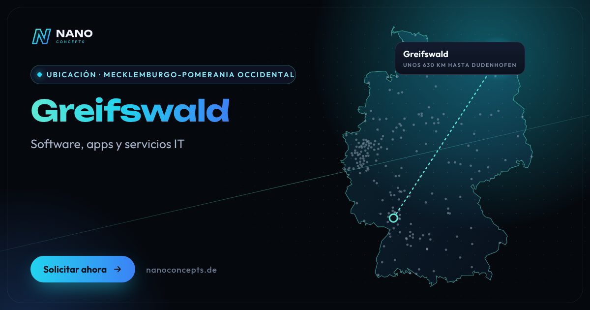 Ubicación Greifswald