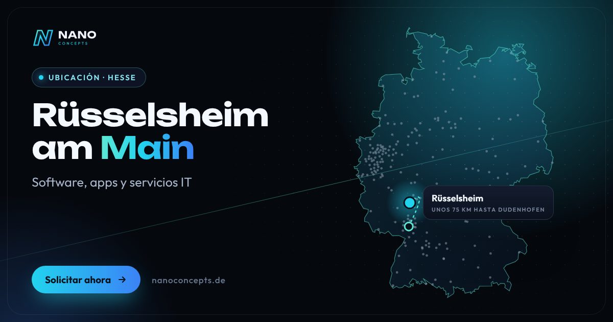 Ubicación Rüsselsheim am Main
