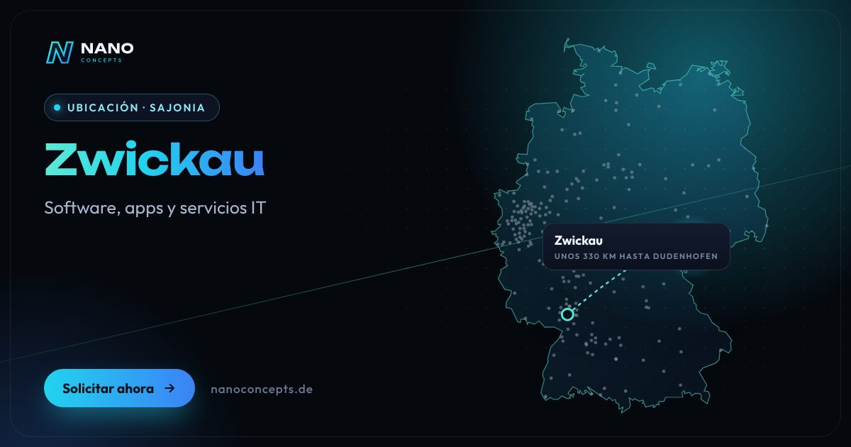 Ubicación Zwickau