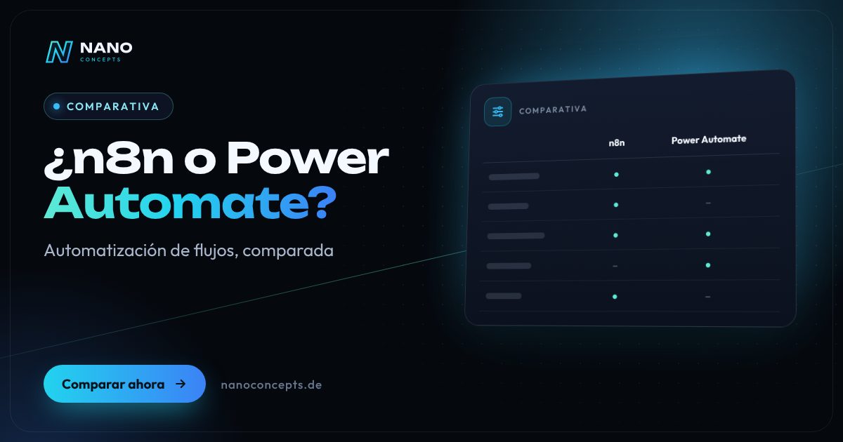 Imagen destacada: n8n o Power Automate: ¿qué herramienta automatiza mejor sus procesos?