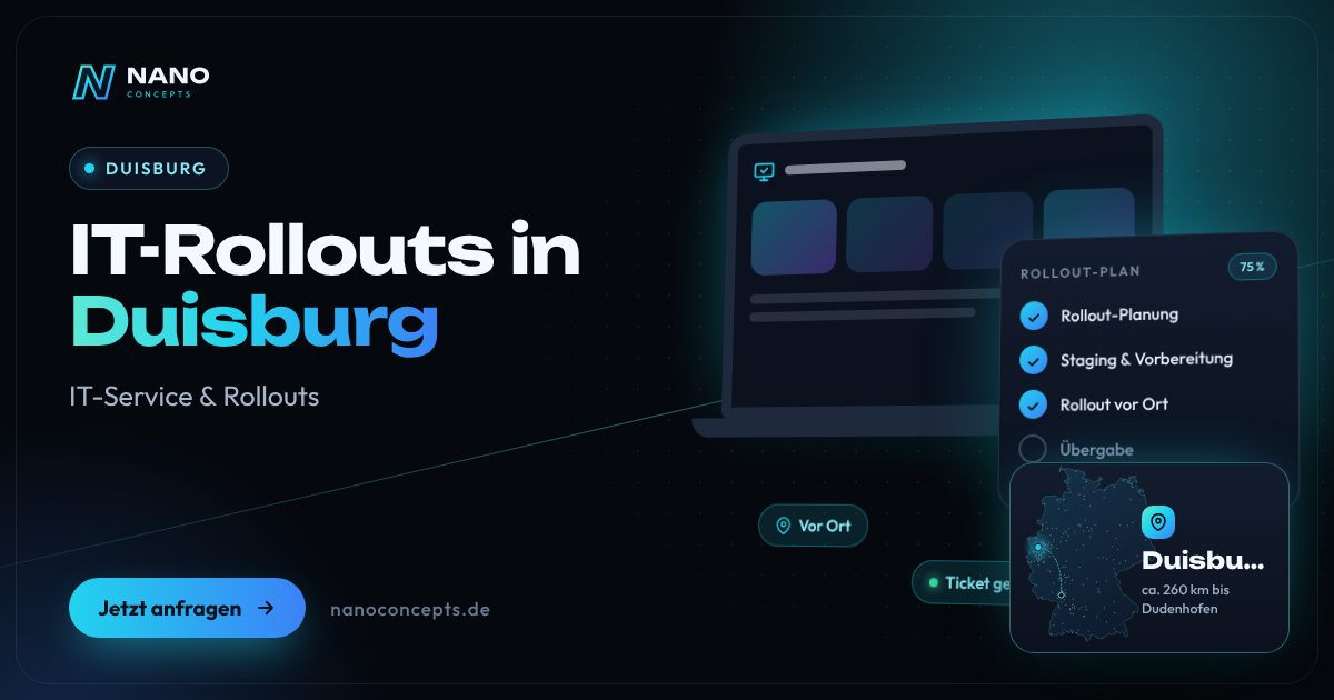 IT-Rollouts in Duisburg