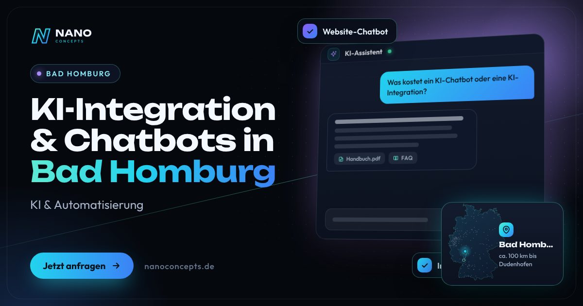 KI-Integration & Chatbots in Bad Homburg vor der Höhe
