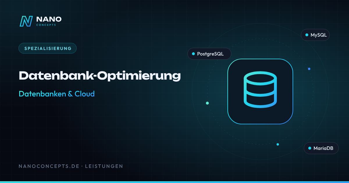 Beitragsbild: Datenbank-Optimierung
