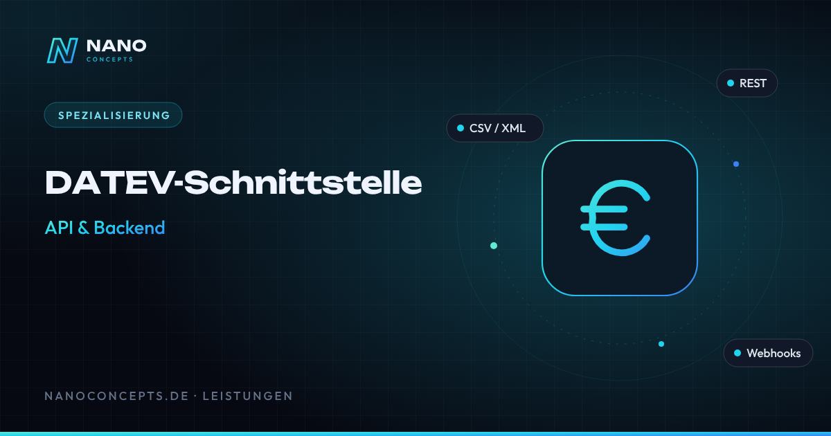 Beitragsbild: DATEV-Schnittstelle