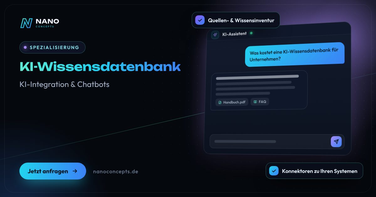 Beitragsbild: KI-Wissensdatenbank