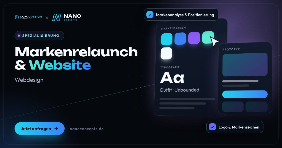 Beitragsbild: Markenrelaunch & Website