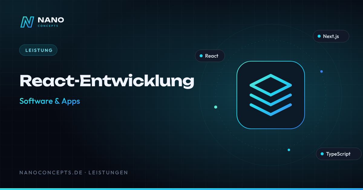 Beitragsbild: React-Entwicklung