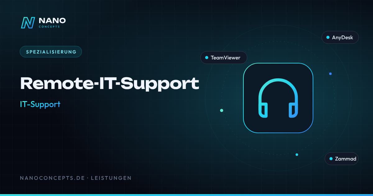 Beitragsbild: Remote-IT-Support