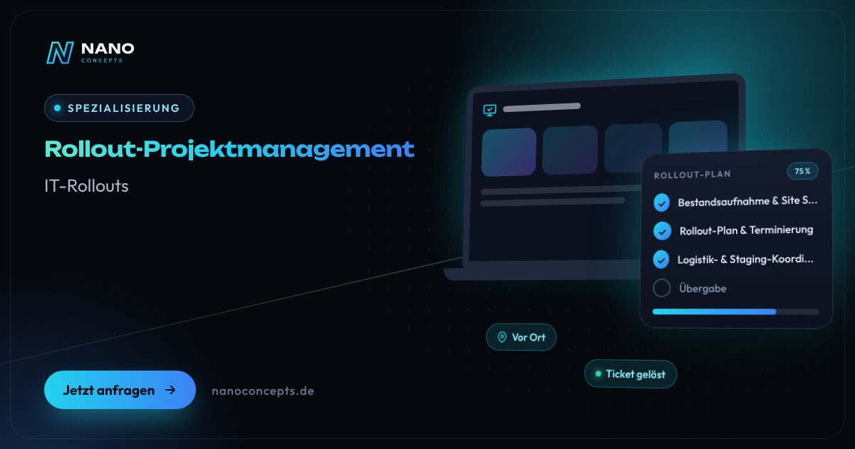 Beitragsbild: Rollout-Projektmanagement
