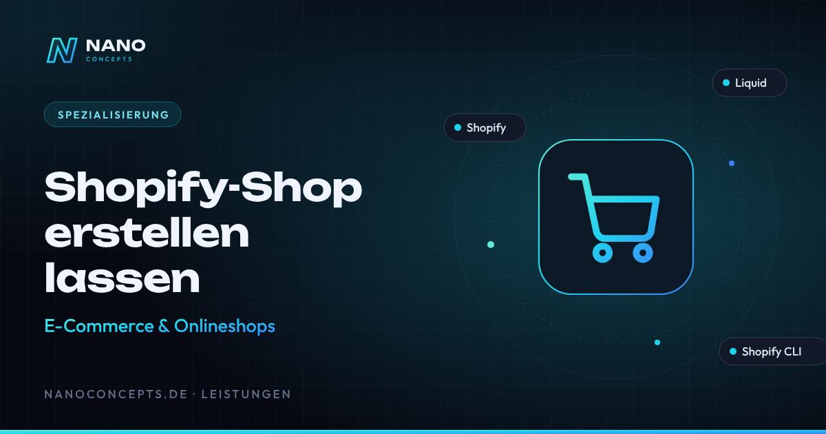 Beitragsbild: Shopify-Shop erstellen lassen
