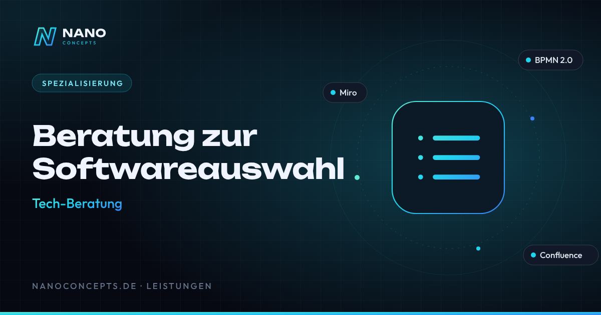 Beitragsbild: Beratung zur Softwareauswahl