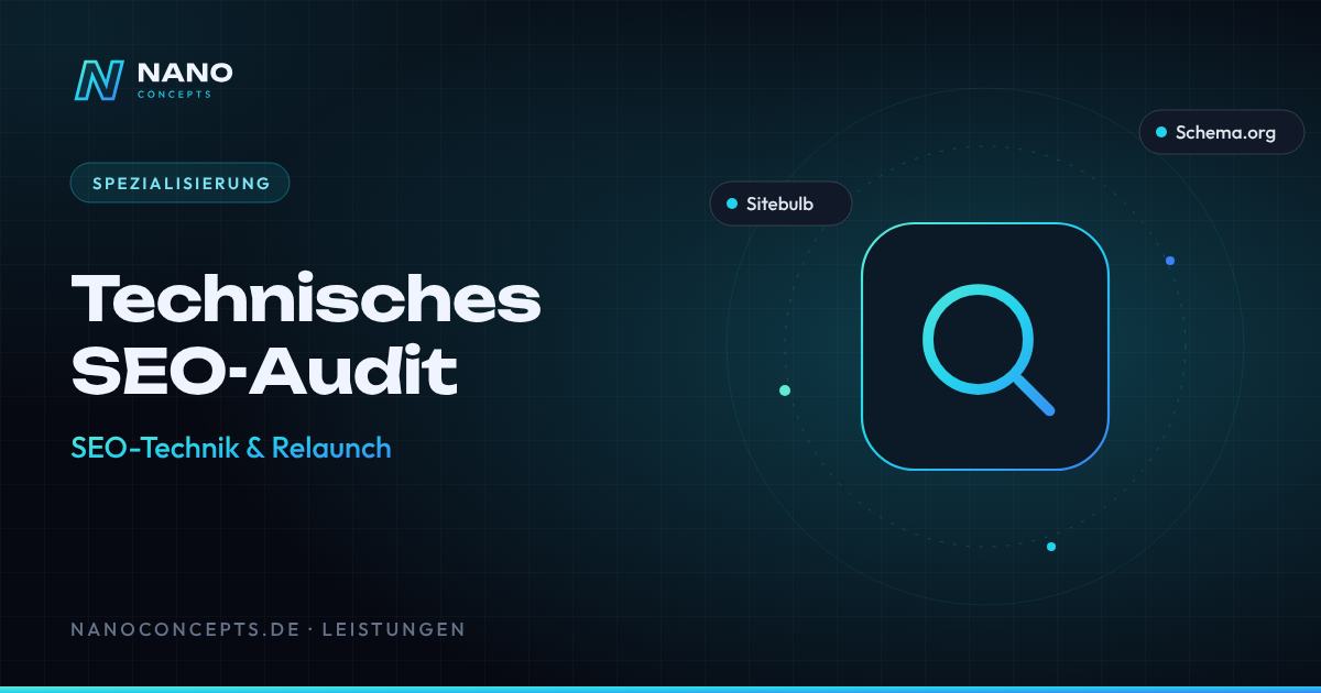 Beitragsbild: Technisches SEO-Audit