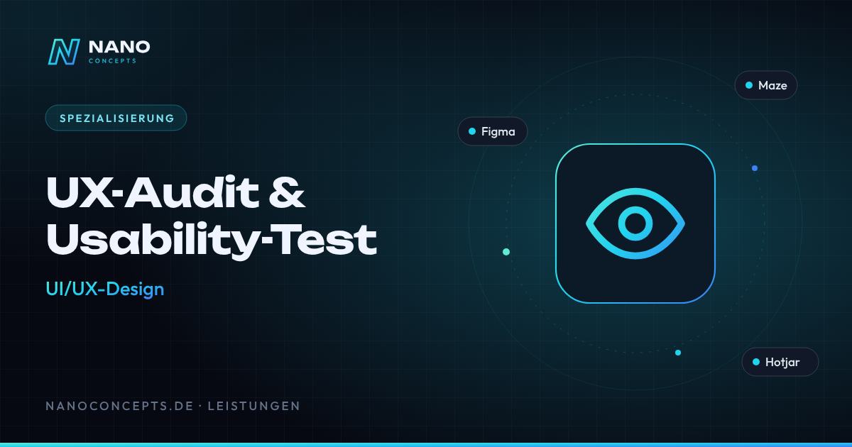 Beitragsbild: UX-Audit & Usability-Test