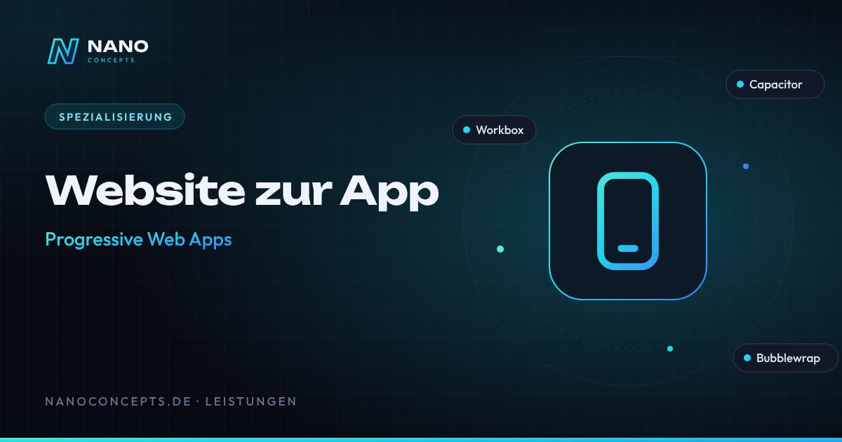 Beitragsbild: Website zur App