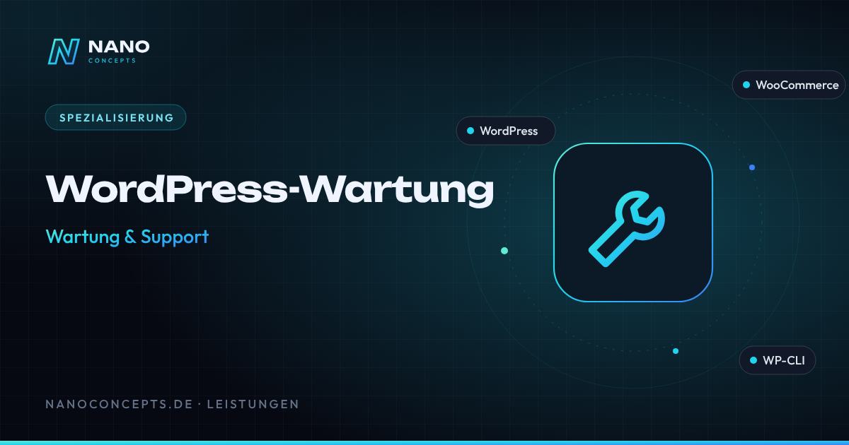 Beitragsbild: WordPress-Wartung