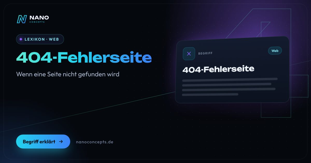Beitragsbild: 404-Fehlerseite