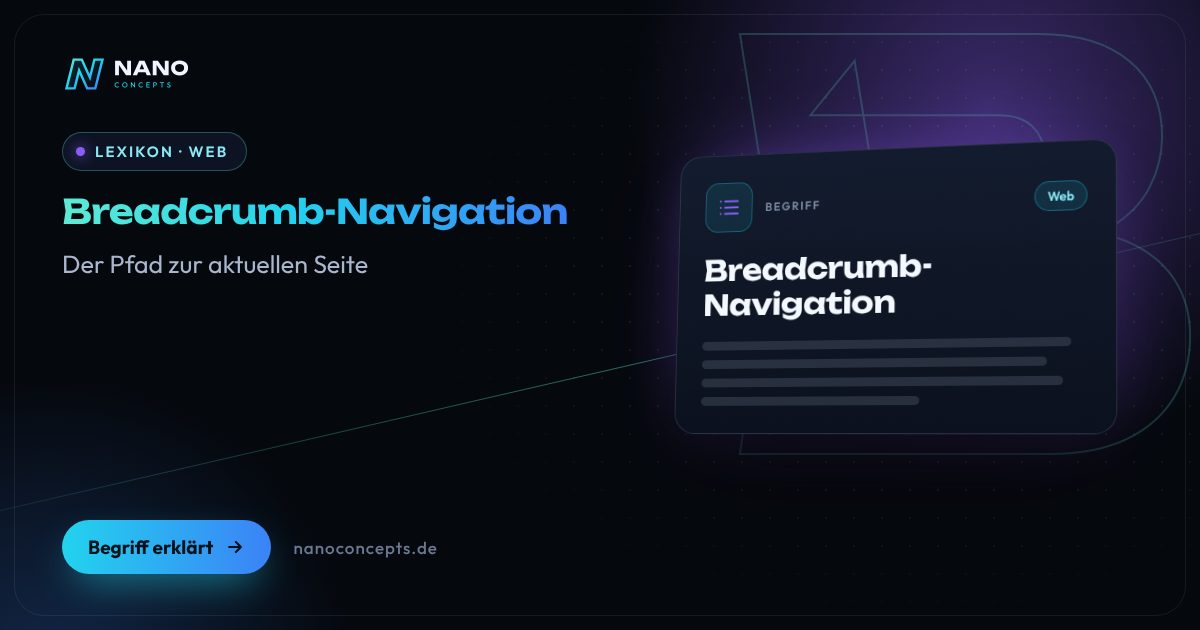 Beitragsbild: Breadcrumb-Navigation