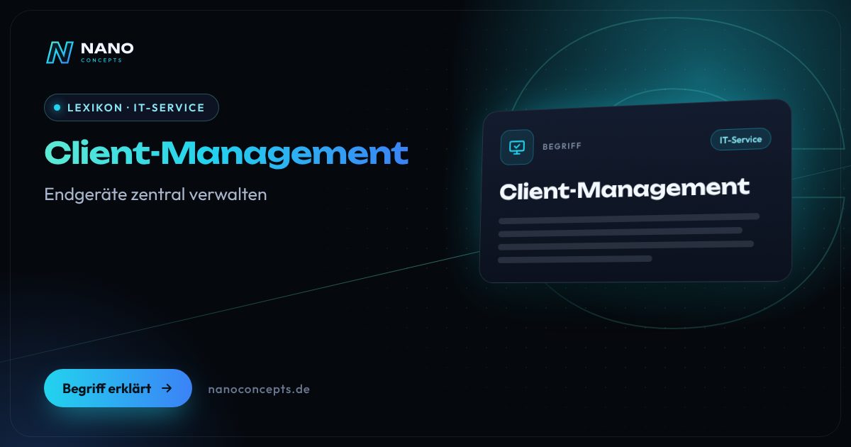 Beitragsbild: Client-Management