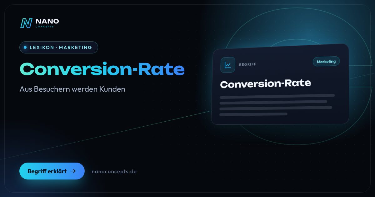 Beitragsbild: Conversion-Rate