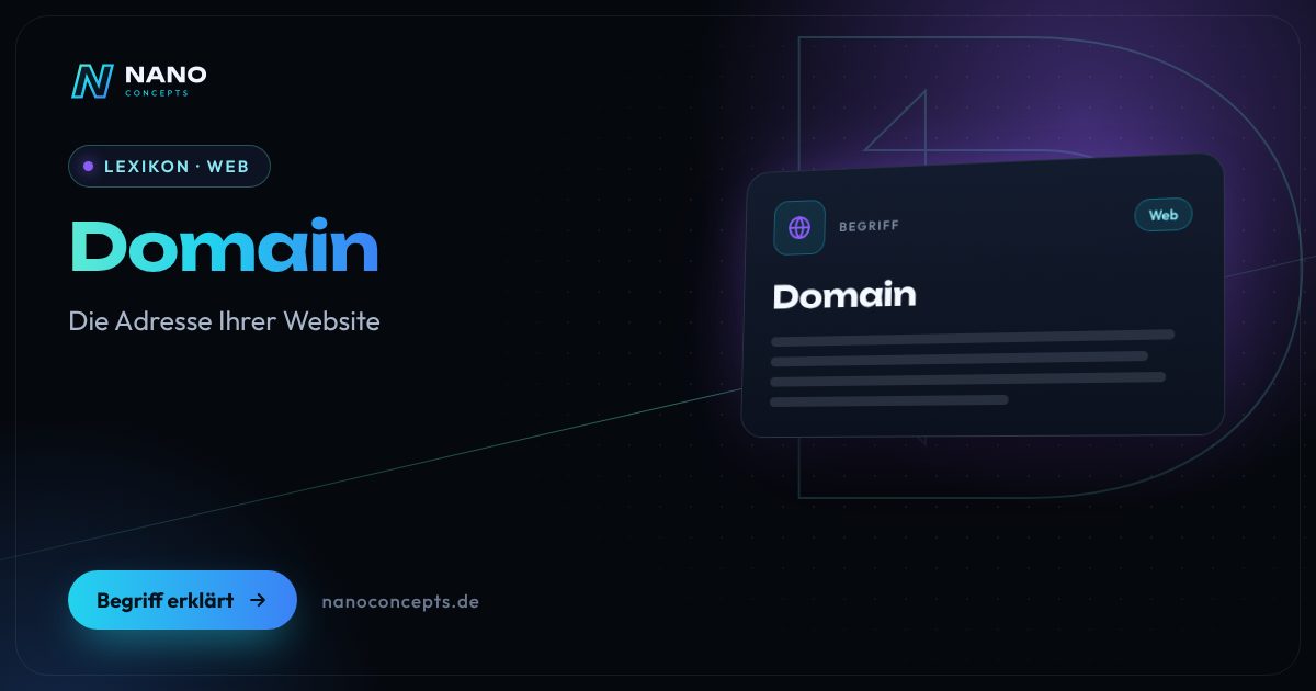 Beitragsbild: Domain