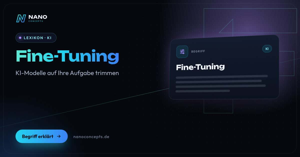 Beitragsbild: Fine-Tuning