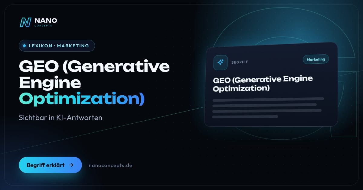Beitragsbild: GEO (Generative Engine Optimization)