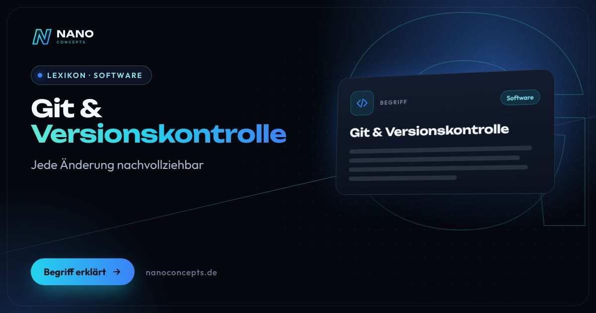 Beitragsbild: Git & Versionskontrolle