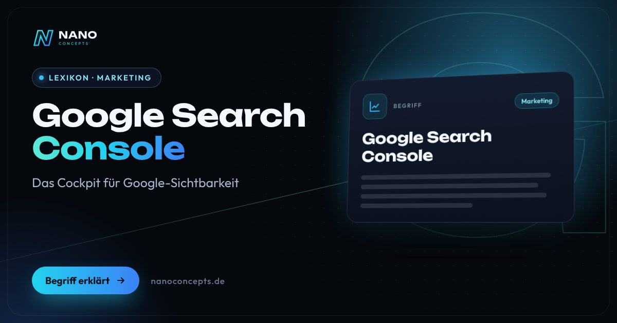 Beitragsbild: Google Search Console