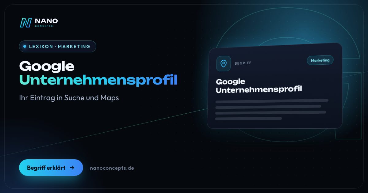 Beitragsbild: Google Unternehmensprofil