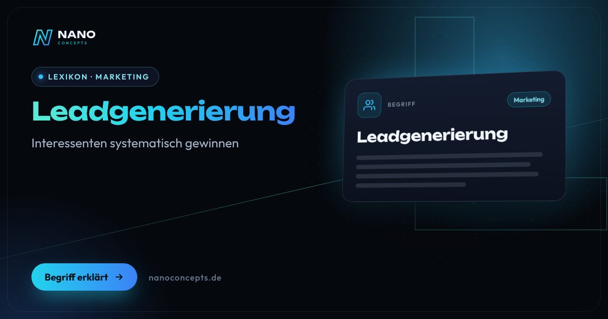 Beitragsbild: Leadgenerierung